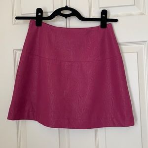 Free People leather skirt